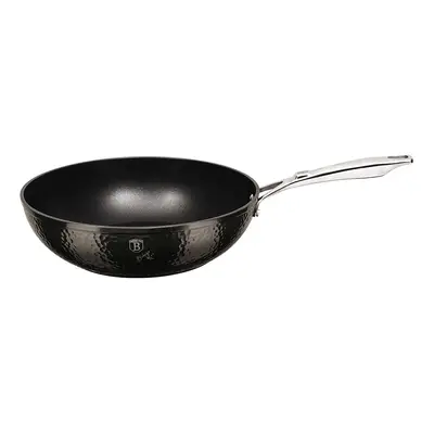 BERLINGERHAUS Pánev WOK s titanovým povrchem 28 cm Shine Basalt Collection BH-6655