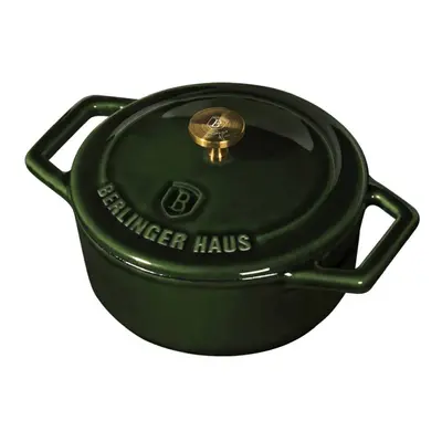 BERLINGERHAUS Pekáč litinový s poklicí 12 cm Emerald Collection BH-6502