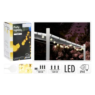 HOMESTYLING Světelný řetěz venkovní LED PARTY teplá bílá 80 LED KO-AX8779250