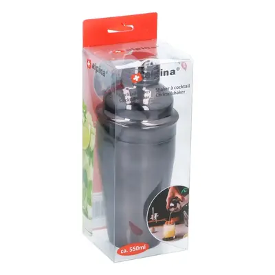 ALPINA-NK Shaker na koktejly nerez ocel 550 ml matná černá ED-249589antr