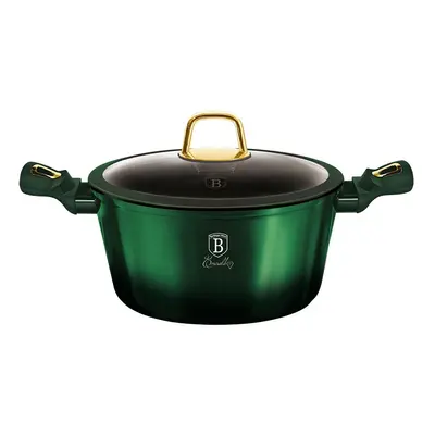 BERLINGERHAUS Kastrol s poklicí a titanovým povrchem 20 cm Emerald Collection BH-6057