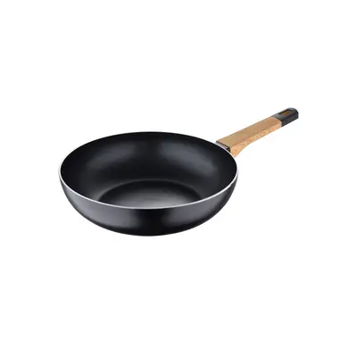 BERGNER Wok pánev s nepřilnavým povrchem 28 cm Earth Black BG-34627-BK