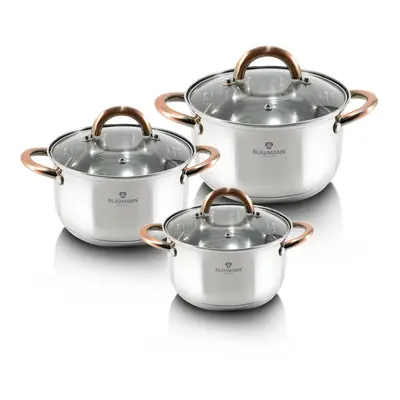 BLAUMAN Sada nádobí nerez 6 ks Gourmet line Copper BL-3247