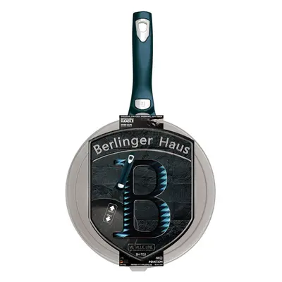 BERLINGERHAUS Pánev s odnímatelnou rukojetí + víko 28 cm Metallic Line Aquamarine Edition BH-715