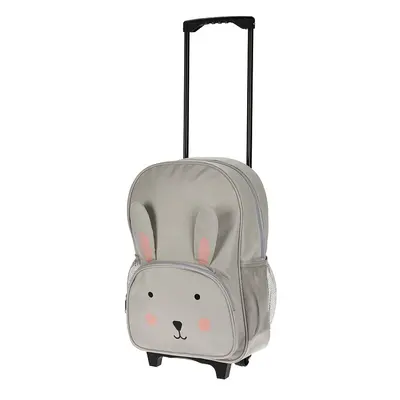 XQMAX Dětský kufr na kolečkách BUNNY 29 x 40 cm šedá KO-DG9000440seda