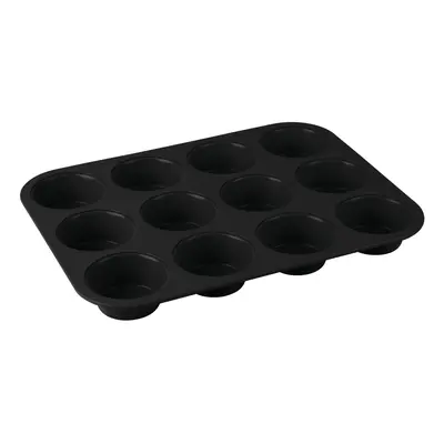 BERLINGERHAUS Forma na muffiny 12 ks Matte Black Collection BH-7950