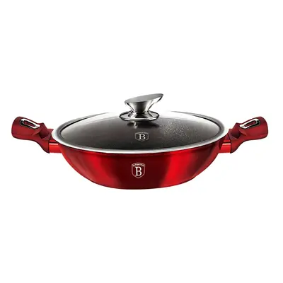 BERLINGERHAUS Wok s poklicí 30 cm Burgundy Edition BH-7110