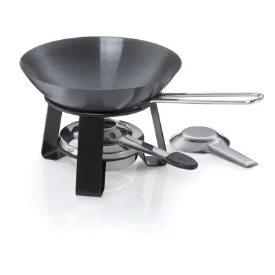 KELA Wok mini Joy ocel černý 15,0cm 18,0cm 0,35 KL-10059