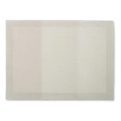 KELA Prostírání Nica 70%PE/30%PET stříbrně šedá 45,0x33,0cm KL-12829