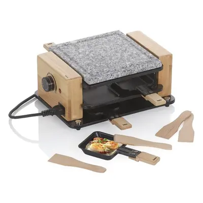 KELA Raclette/Stone Bedretto Granite black 4 osoby 29,5x21,0x12,5cm KL-16625