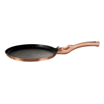 BERLINGERHAUS Pánev na palačinky s mramorovým povrchem 28 cm Rosegold Metallic Line BH-6180