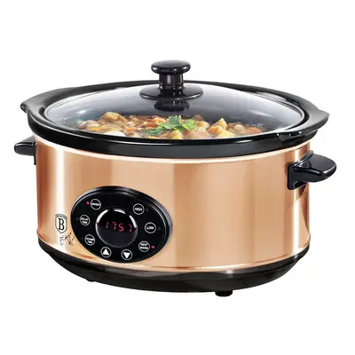 BERLINGERHAUS Pomalý hrnec s poklicí Slow Cooker 3,5 l Black Rose Collection BH-9383