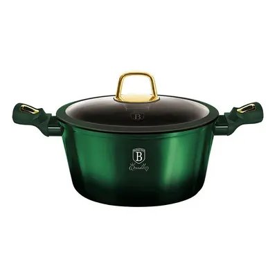 BERLINGERHAUS Kastrol s poklicí a titanovým povrchem 24 cm Emerald Collection BH-6058sleva