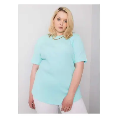 Dámská halenka plus size STELLA mátová