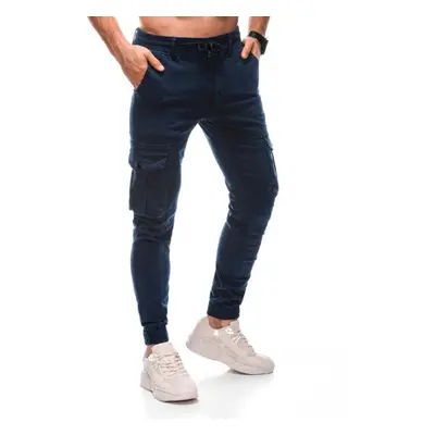 Pánské kalhoty jogger P1401 navy