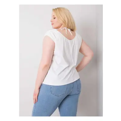 Dámská halenka plus size PENNY bílá