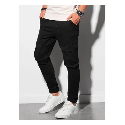 Pánské kalhoty joggers P886 černé