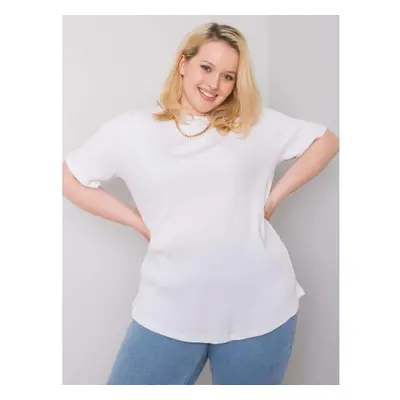 Dámská halenka plus size STELLA bílá