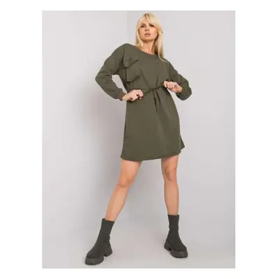 Dámské šaty oversize Kelbi RUE PARIS khaki