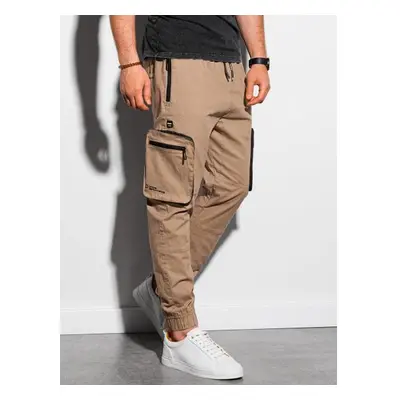 Pánské kalhoty joggers JORDAN hnědé