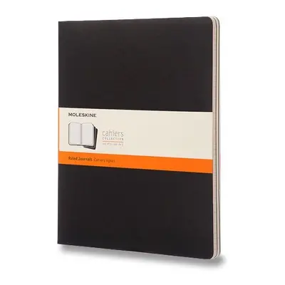 Sešity Moleskine Cahier VÝBĚR BAREV 3KS - tvrdé desky - XXL, linkovaný 1331/223122 - Sešity Mole