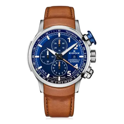 EDOX Chronorally Automatic Chronograph 01129-TBUCBR-BUBR