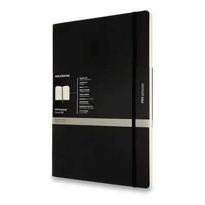 Zápisník Moleskine Professional ČERNÝ - měkké desky - A4, linkovaný 1331/1121201