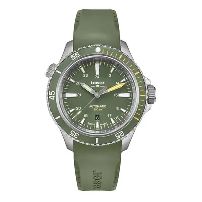 Traser P67 Diver Automatic Green zelená pryž