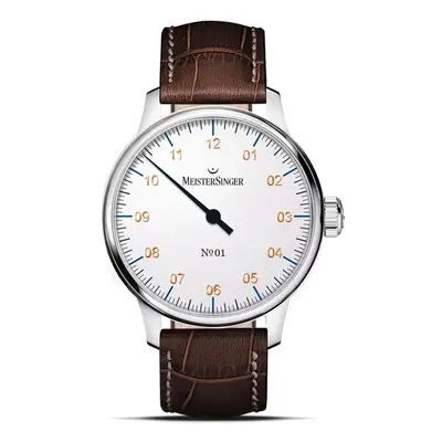 MeisterSinger N°01 AM3301G - Tmavě hnědý semišový řemínek