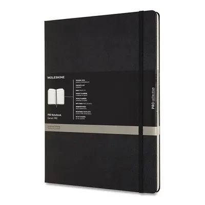 Zápisník Moleskine Professional - tvrdé desky černý, XXL - Zápisník Moleskine Professional - tvr