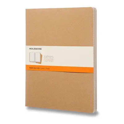 Sešity Moleskine Cahier VÝBĚR BAREV 3KS - tvrdé desky - XXL, linkovaný 1331/223122 - Sešity Mole