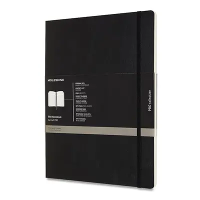 Zápisník Moleskine Professional ČERNÝ - měkké desky - XXL, linkovaný 1331/4502131 - Zápisník Mol