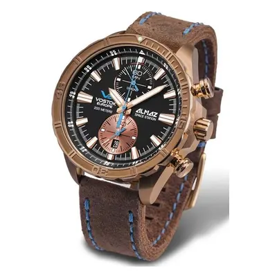 Vostok Europe Almaz Bronze Line 6S11/320O266 - Kožený řemínek