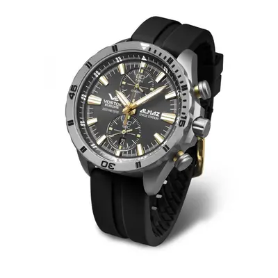 Vostok Europe Almaz Titanium Line 6S11/320H521 - Černý silikonový řemínek