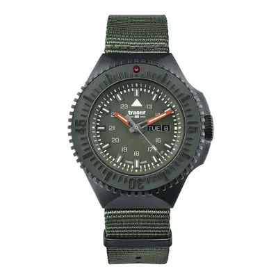 Traser P69 Black Stealth Green Nato