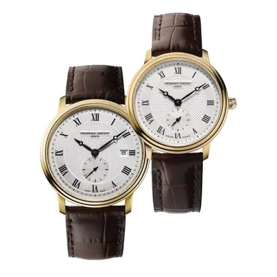 SET Frederique Constant Slimline FC-245M5S5 a FC-235M1S5