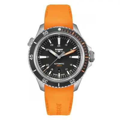 Traser P67 Diver Automatic Black oranžová pryž