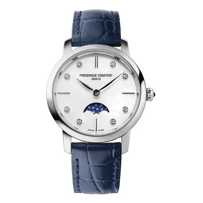 Frederique Constant Slimline Ladies Moonphase Quartz FC-206MPWD1S6