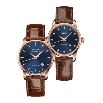 SET Mido Baroncelli Midnight Blue M8600.3.15.8 a M7600.3.65.8