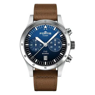 Fortis Flieger F-43 Bicompax Liberty Blue F4240013