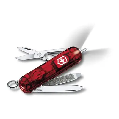 Nůž Victorinox Signature Lite červený transparentní 0.6226.T