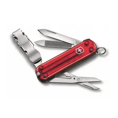 Nůž Victorinox Nail Clip 580 červená transparentní 0.6463.TB1