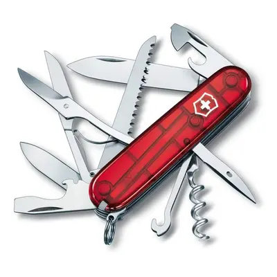 Nůž Victorinox Huntsman červená transparentní 1.3713.TB1