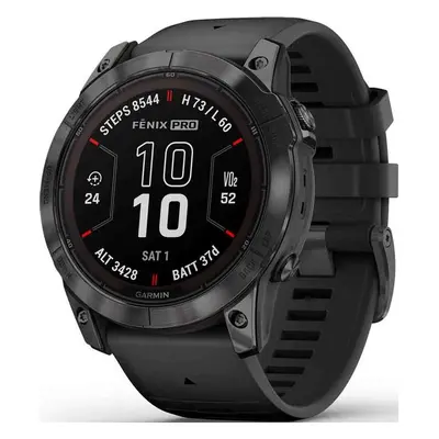 Garmin Fēnix 7X Pro Sapphire Solar Edition Carbon Gray DLC Titanium / Black Band - 010-02778-11