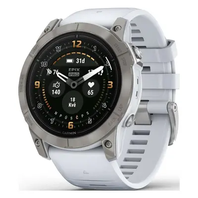 Garmin Epix™ Pro 51mm (Gen 2) Sapphire Edition Titanium / Whitestone Band - 010-02804-11