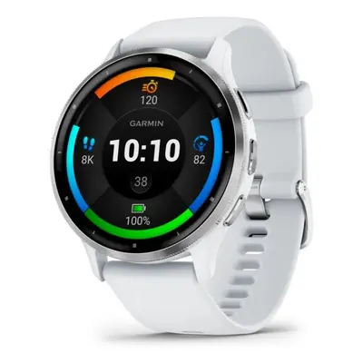 Garmin Venu® 3 Silver/White/ Silicone band 010-02784-00