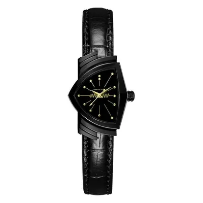 Hamilton Ventura Black & Gold S Quartz H24201730