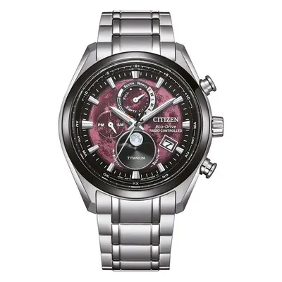 Citizen Eco-Drive Radio Controlled Tsukiyomi Moonphase Super Titanium BY1018-80X