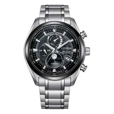 Citizen Eco-Drive Radio Controlled Tsukiyomi Moonphase Super Titanium BY1018-80E