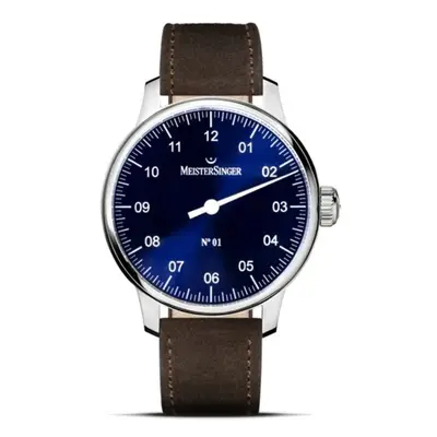 MeisterSinger N°01 AM3308 - Tmavě hnědý semišový řemínek